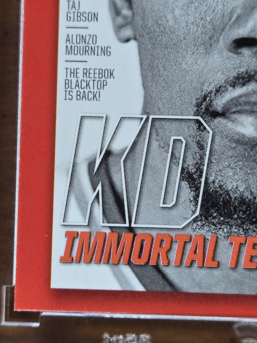 Kevin Durant NBA Hoops SLAM KD Immortal Technique Basketball Card - Red Border - Picture 7 of 15